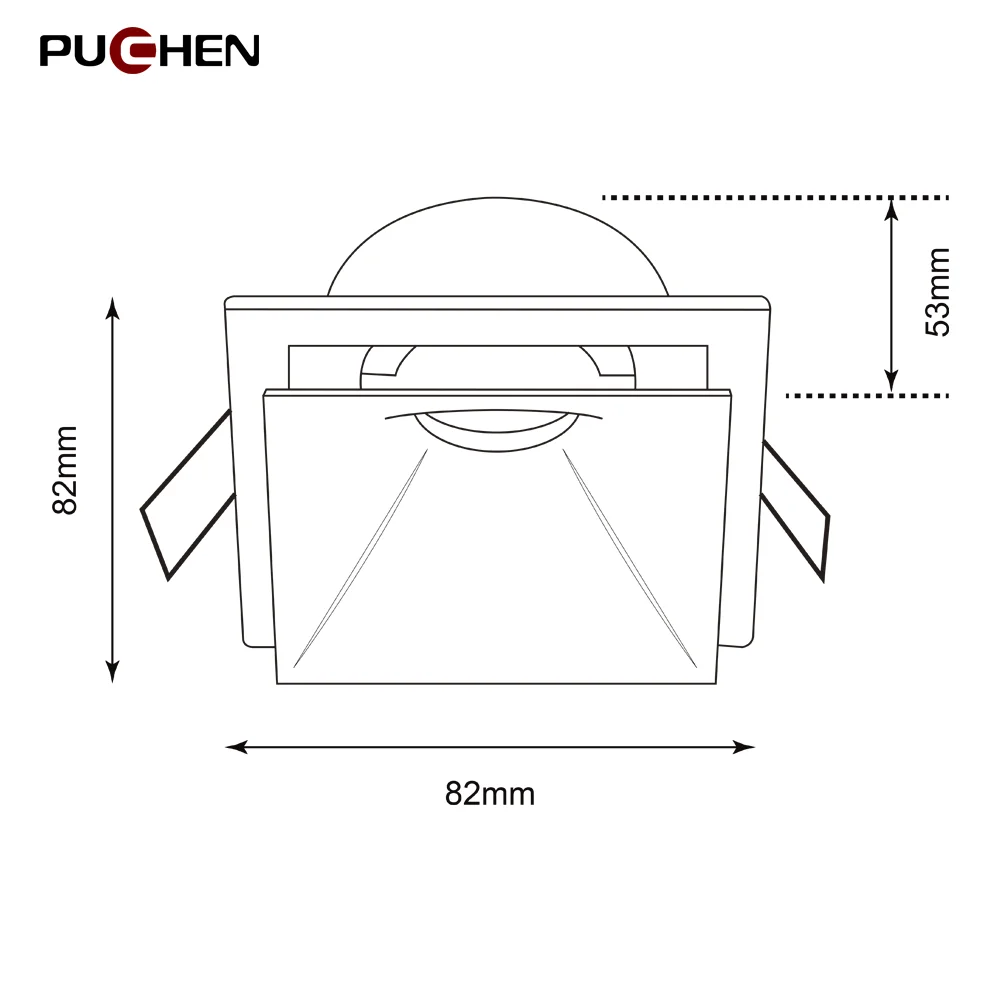 Puchen Led Enkele Downlight Plafond Inbouw Decoratie Licht Verlichting Armatuur Voor Thuis Slaapkamer Woonkamer Party Bar