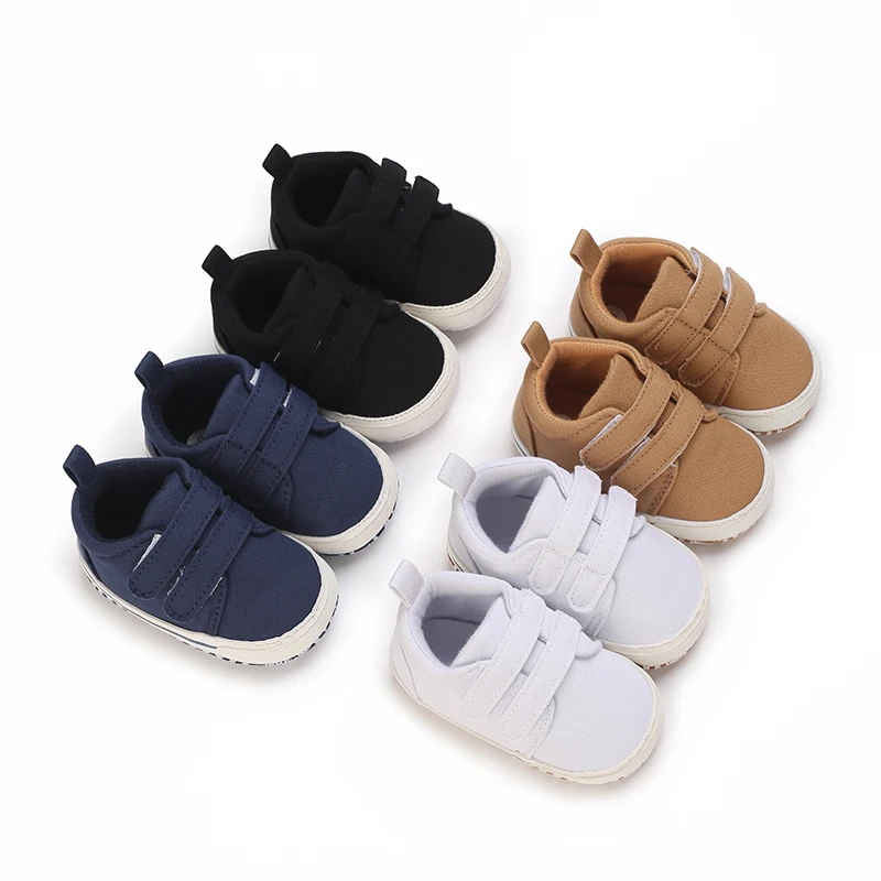 Canvas Sneakers Baby Boys Girls Shoes First Walkers Infant Toddler Anti-Slip Soft Sole Classical Newborn Baby Shoes 0-18 Months