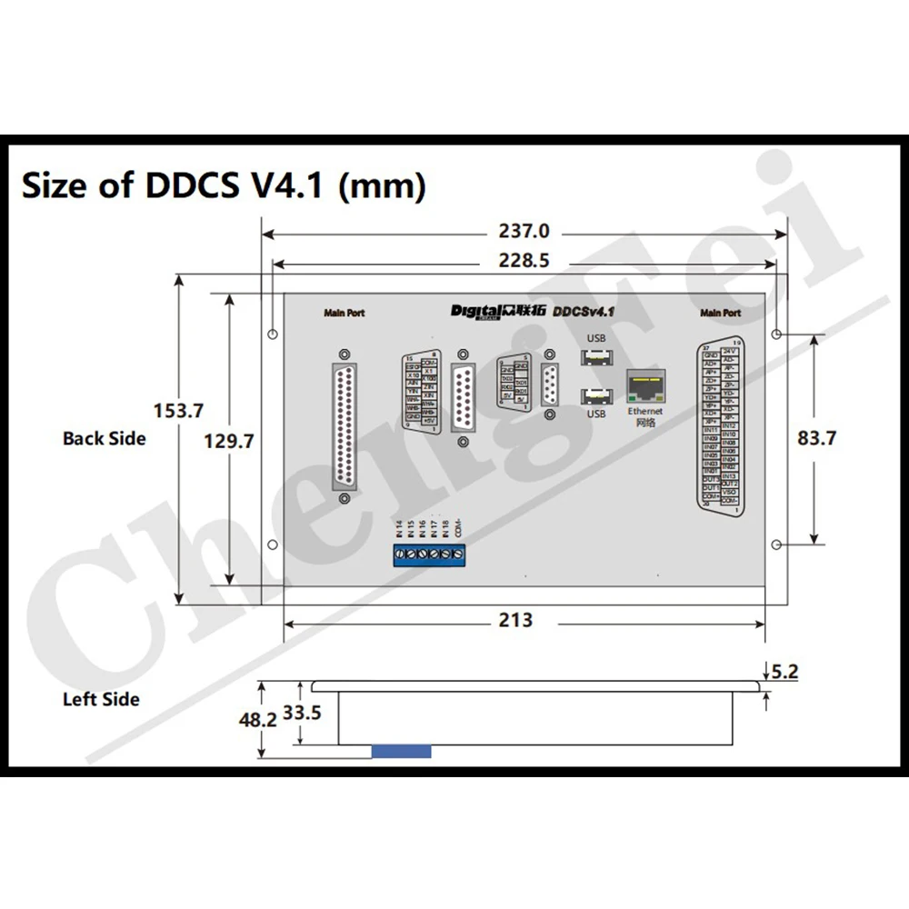 Nowy 2022 DDCSV3.1 upgrade DDCS V4.1 3/4 axis niezależne offline obrabiarki grawerowanie i frezowanie ruch CNC kontroler