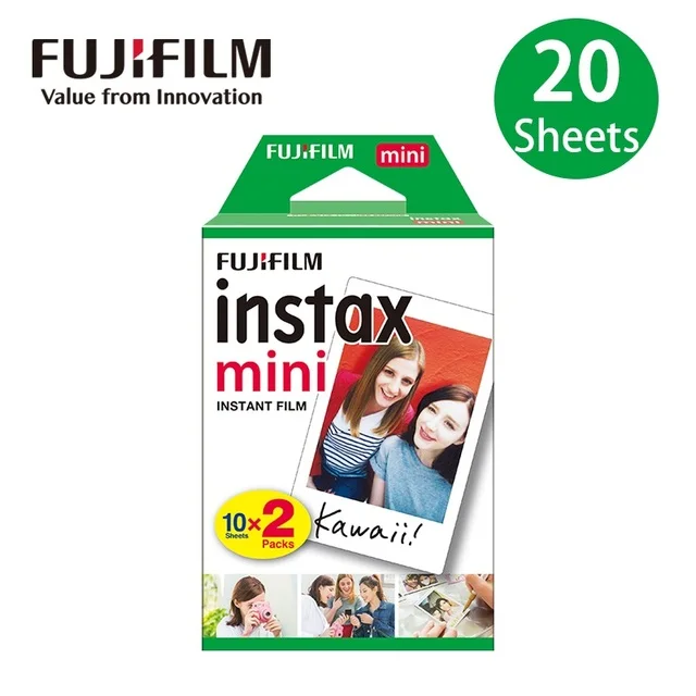 Fujifilm Instax Mini Film Witte Rand 10 20 40 60 80 100 Vellen Voor FUJI Instant Fotocamera Mini 12/11 Mini 9 8 7s 70 EVO Link