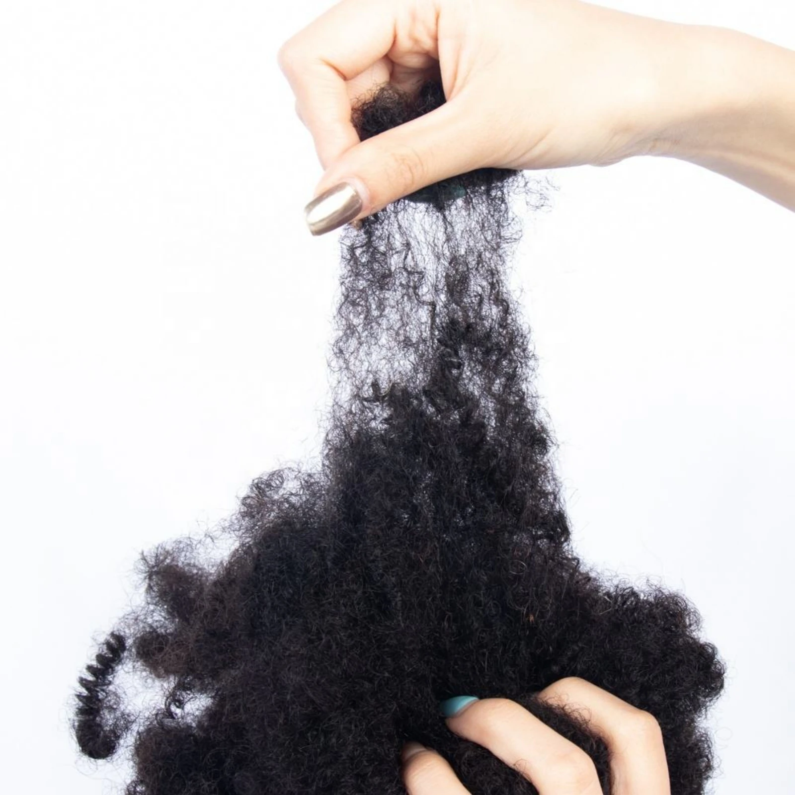 8 بوصة الأفرو غريب السائبة شعر مستعار بشري 30 جرام/الحزمة البرازيلي ريمي السائبة ل اليدوية Locs ملحقات مايكرو تويست تجديل الشعر #1