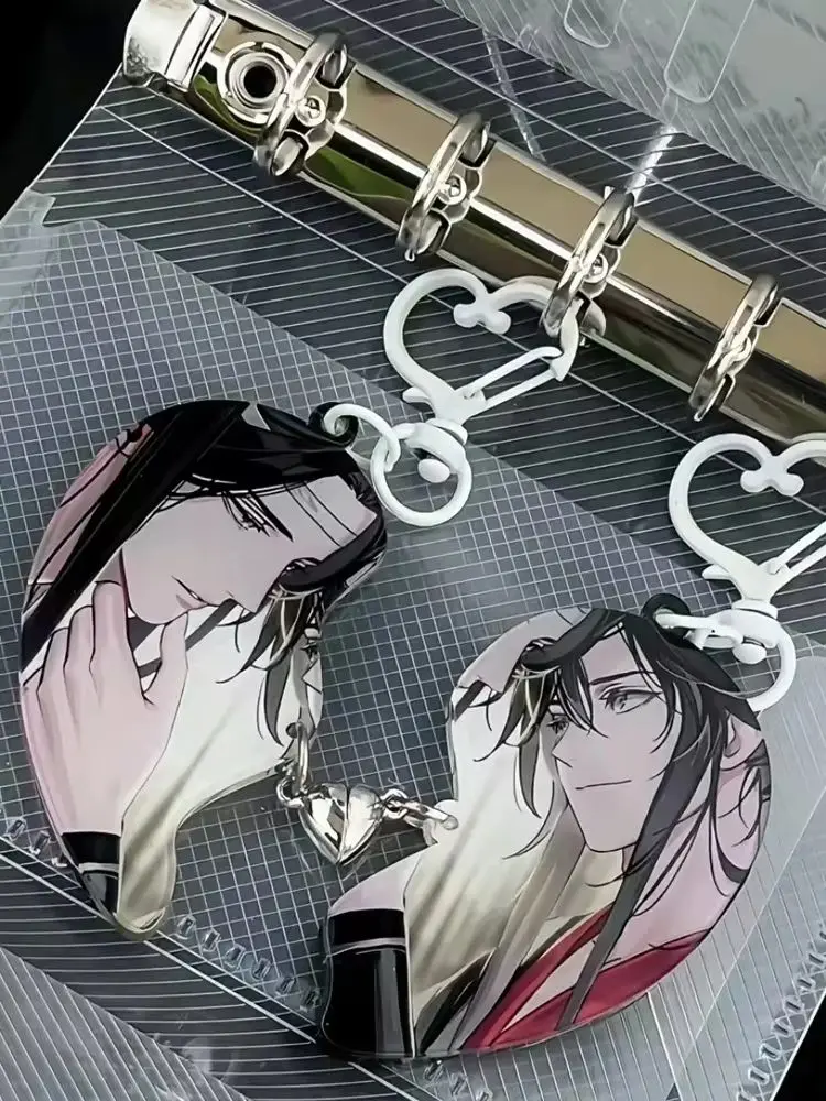 Cartoon Anime Grandmaster of Demonic Cultivation Mo Dao Zu Shi Wei Wuxian Lan Wangji Cosplay Keychain Acrylic Keyring Gifts