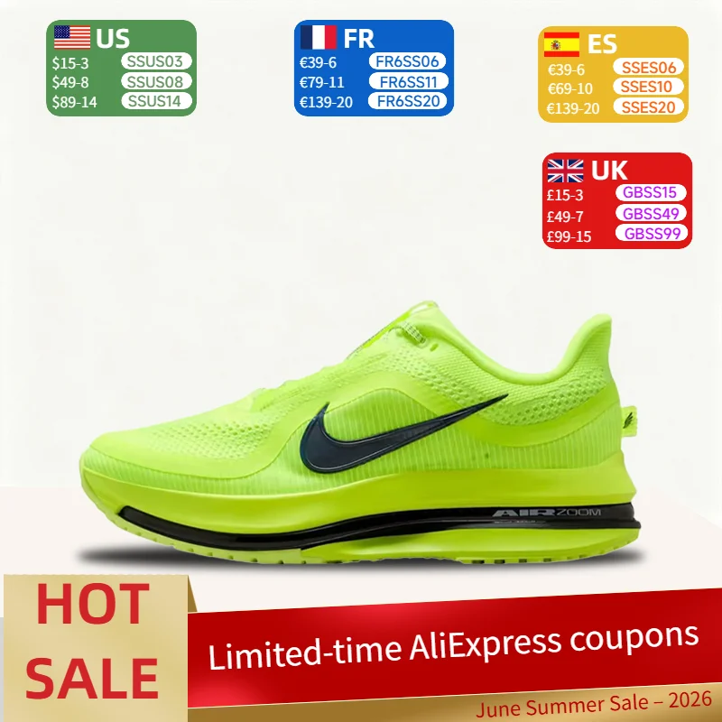 Nike Pegasus Premium Comfortable, Versatile, Lightweight and Supportive Running Shoes for Men - Green and Black HQ2592-700