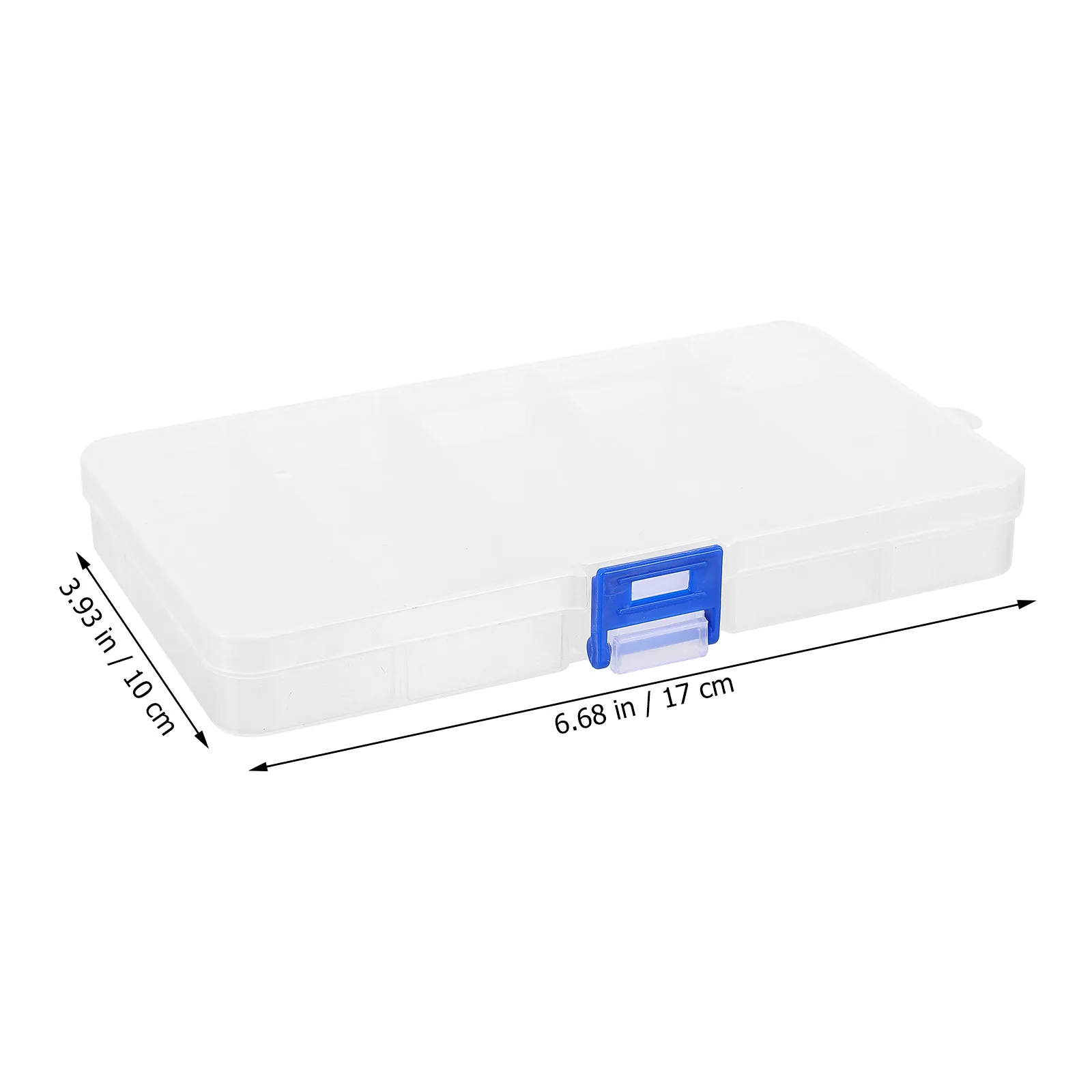 5Pcs 15-Compartment Pill Organizer Boxes Transparent Portable Dustproof Medicine Storage Container for Travel Jewelry Earplugs