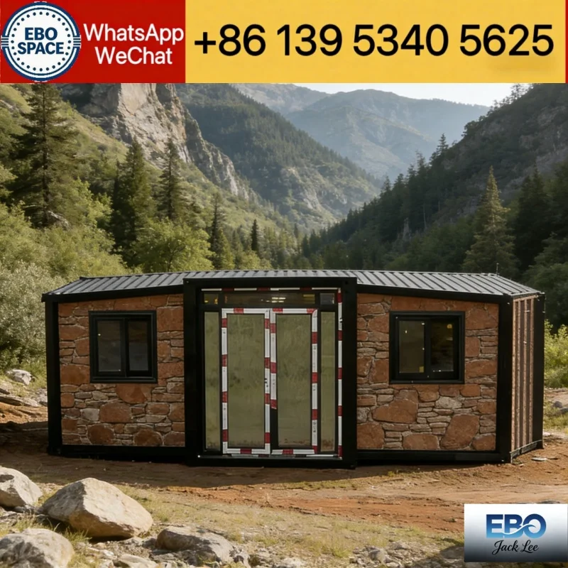 30ft Folding Mini House Made in China with Shower Kitchen and Bathroom Forest Villa Mobile Container