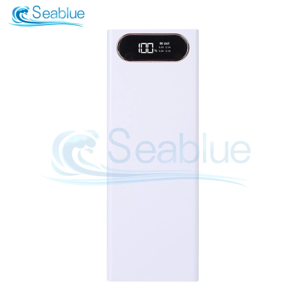 Imagem -06 - Dual Usb Power Bank Case para Celular Carregador Rápido de Armazenamento Faça Você Mesmo Shell Display Digital Suporte da Bateria Caixa de Carregamento 10x18650