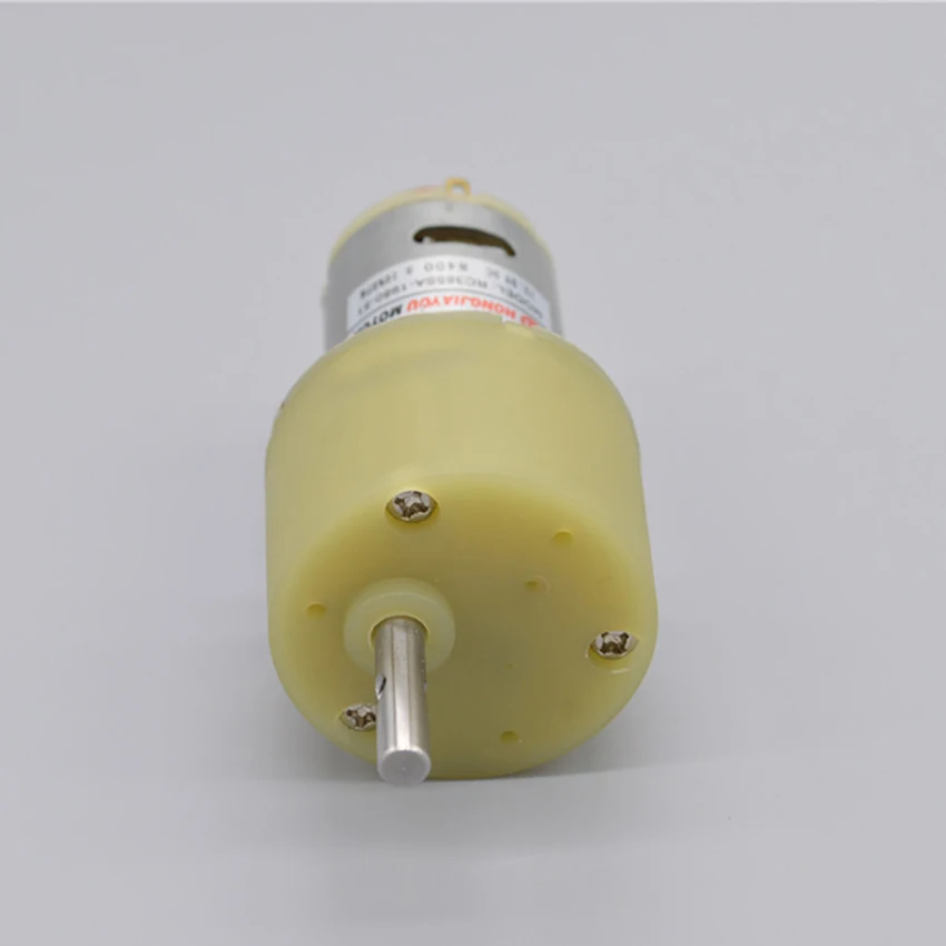 Alloy Gearwheel RS385 Micro Gear Motor 6-12V 0.2-0.24A 30-60RPM Carbon Brush Deceleration Electric Machinery DIY Smart Car Toys