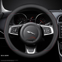 Car Leather Steering Wheel Cover for Jaguar XFL P200 P250 P300 200PS 250PS 340PS 240PS 200PS 300PS 2017 - 2025 Accessories