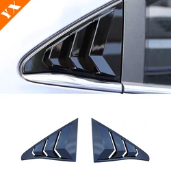 Carbon Black Look Trim Car Rear Window Shutter Cover For Roewe I5 Accessories 2021-2023 Auto Window Louver Side Vent Garnish