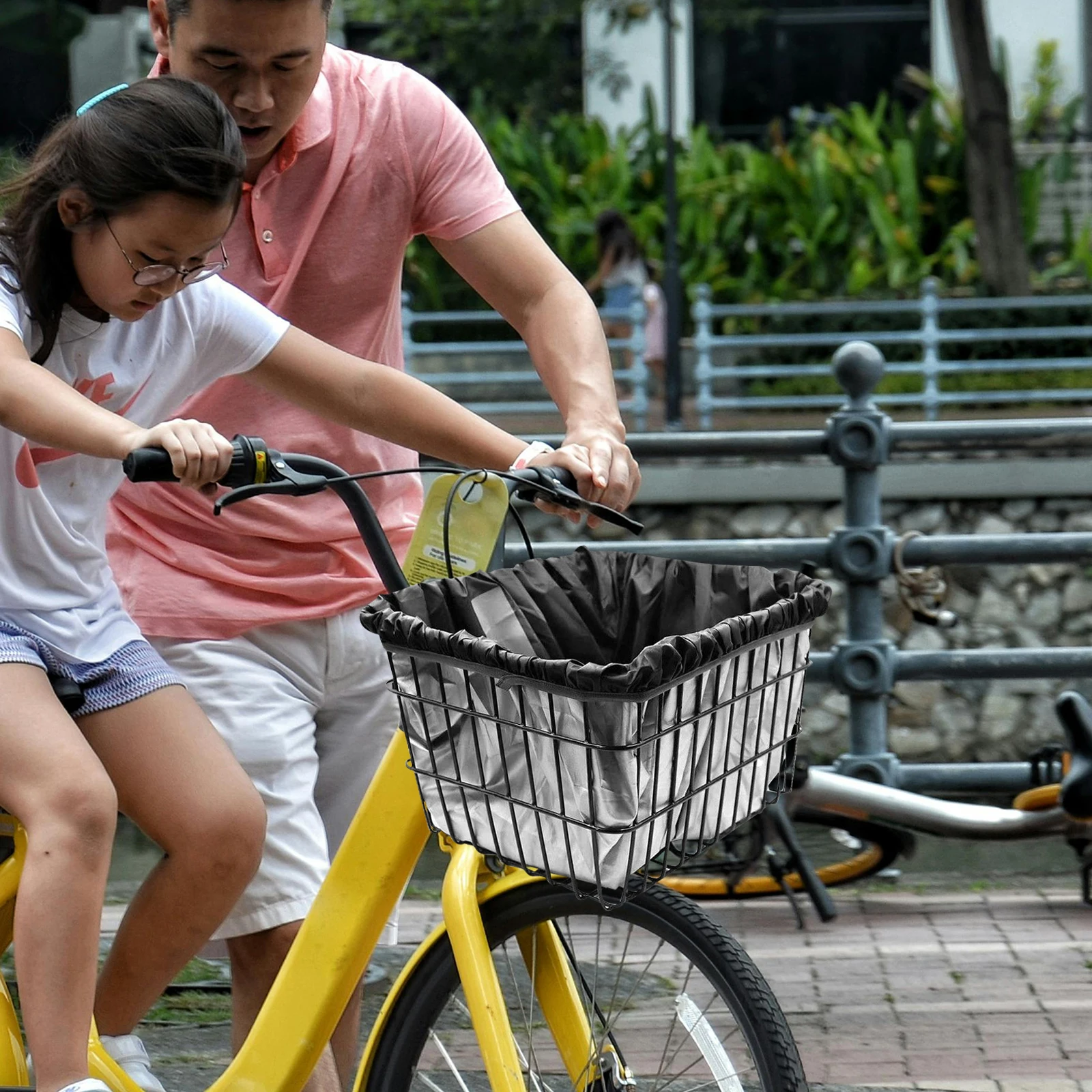 

Bicycle Basket Cover Waterproof Bike Rain Protection Front Liner for Bicycles Scooter Basket Cover Lightweight Installation Bike