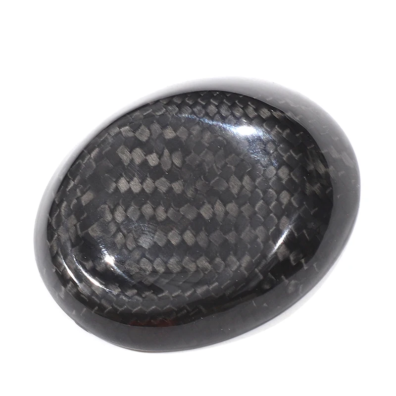 100% Real Dry Carbon Fiber Gear Selector Shift Knob Overlay for Chevrolet Corvette C7 2014-2019 Automatic Transmission Interior