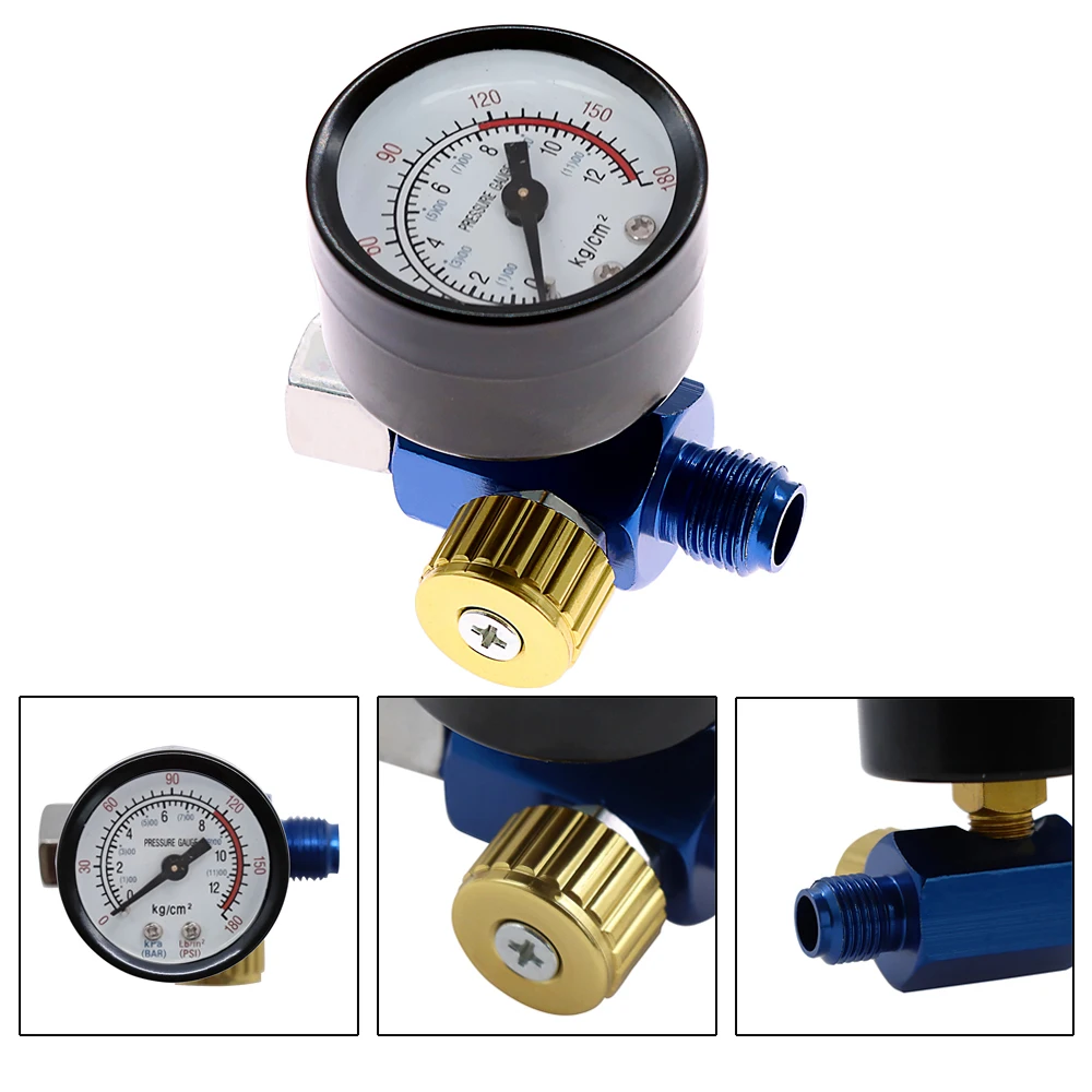 Air Pressure Regulator Paint  Spray Machine Adjustment Gauge Pressure Regulating Valve Pneumatic Tool Accessory