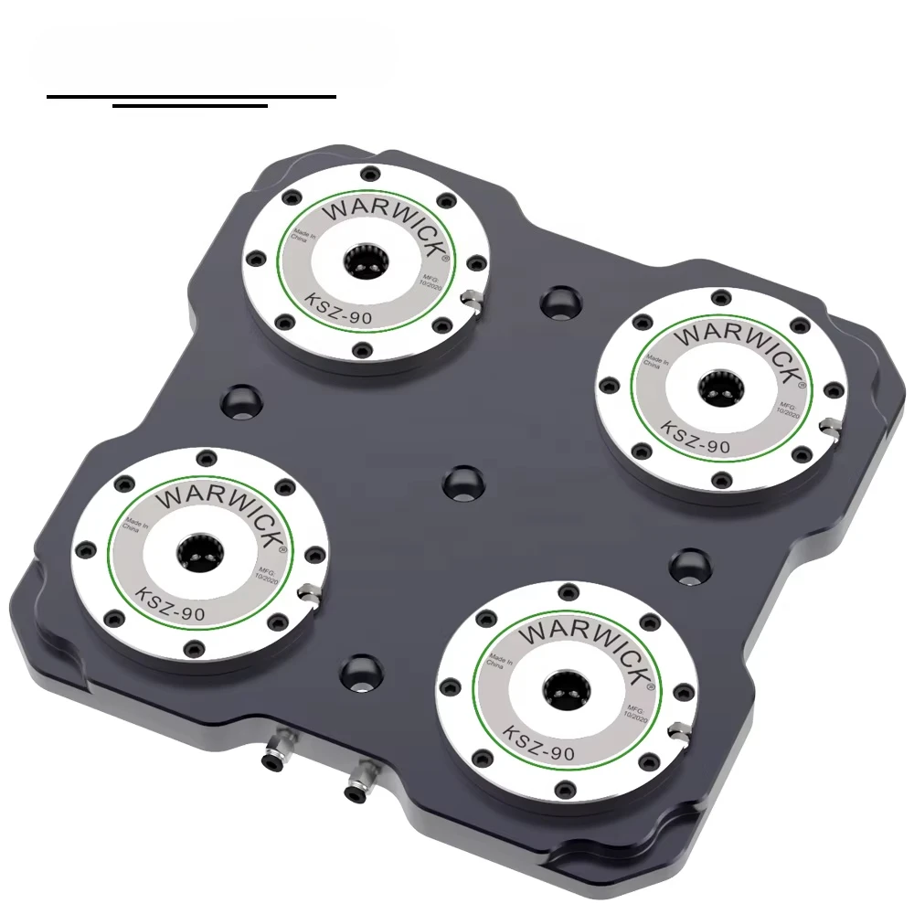 

KSZ90-T4 Zero-point Clamping System with 4 Clamping Stations for Shortest Set-up Time