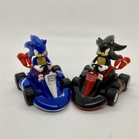 Sonic The Hedgehog 3 Super Sonic Mouse Kart Racing Car Doll Decoration Nick Super Sonic Boy Model Collection Toy Gift