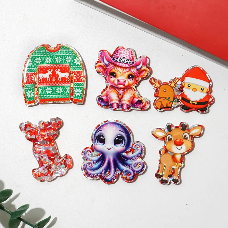 Custom Glitter Acrylic Charms 3