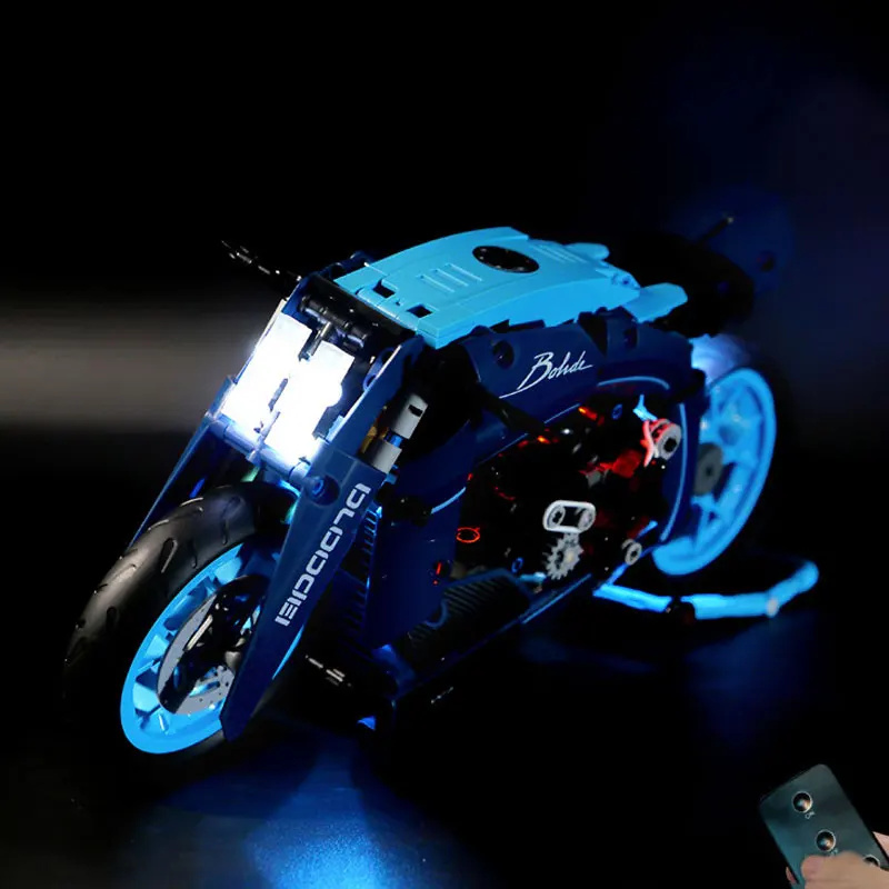 Kit de luz LED para LEGO 10217, coche de carreras, motocicleta, vehículo urbano, regalo DIY (no incluye bloques de construcción, Kits de ladrillos, juegos de modelos)
