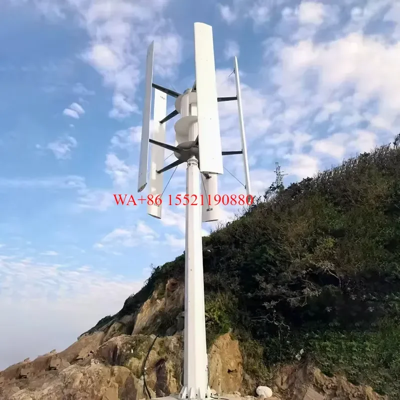 WMWMNU Low Noise Home Electricity Vertical Axis Wind Turbine 3Kw for Sale
