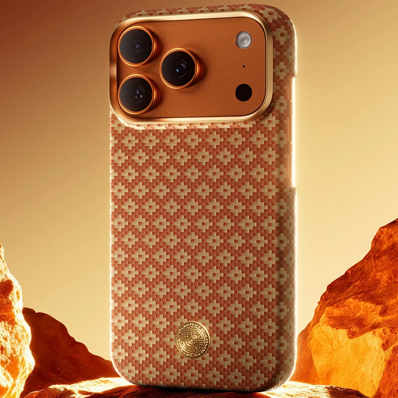 

Benks Kevlar Series for iPhone 17 Pro Max Case Ten Thousand Taels of Gold Woven Aramid Fiber Magnetic for iPhone 17 Pro Case