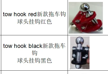 New Design Sports Heavy Duty Steel Black Tow Hook For Trailer Towing TST4X4 NH-B