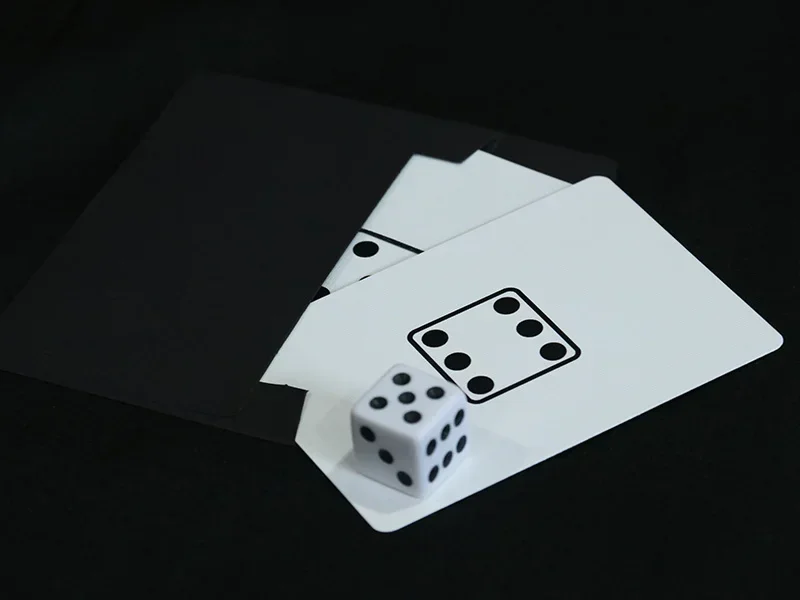 Prediction Dice Card by J.C Magic Close up Magic Tricks Illusions Gimmicks Mentalism Magia Props Professional Magician Comedy