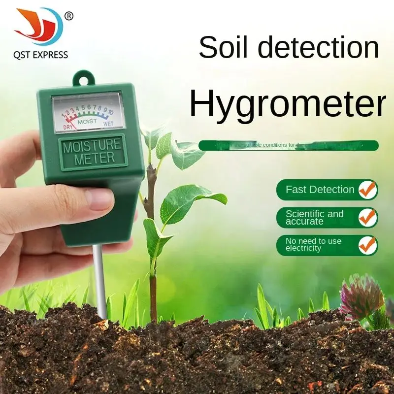 

Soil Moisture Tester Garden Flower Planting Soil Hygrometer Scientifically Accurate Single Needle Humidity Detector Garden Tools