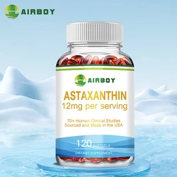 Astaxanthin 12mg - Supporting Heart, Eye, Joint & Skin Health, Promote Metabolism, Antioxidant