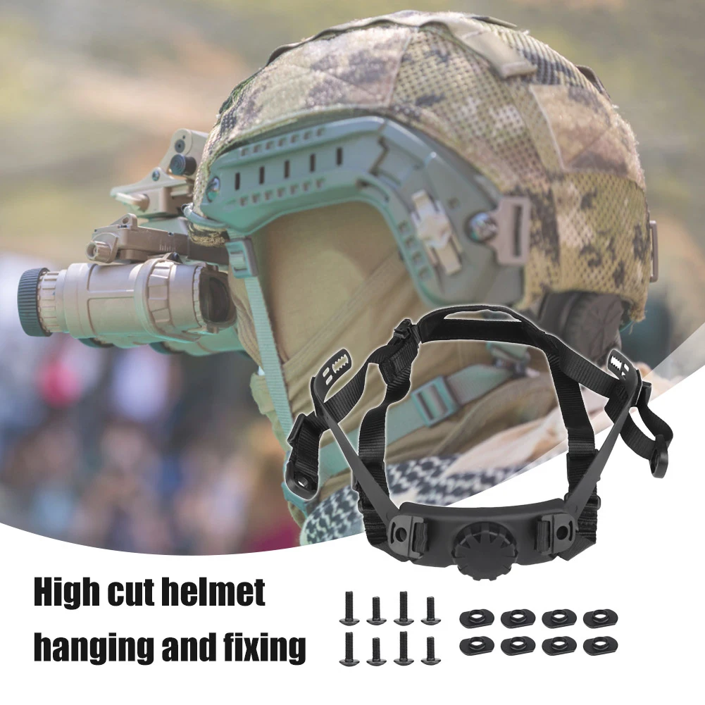 Helmet Internal Dial Suspension System High Cut Fast Helmet Lock Chin Strap Compatible For HL-31/HL-32 FAST SF CS Accessories