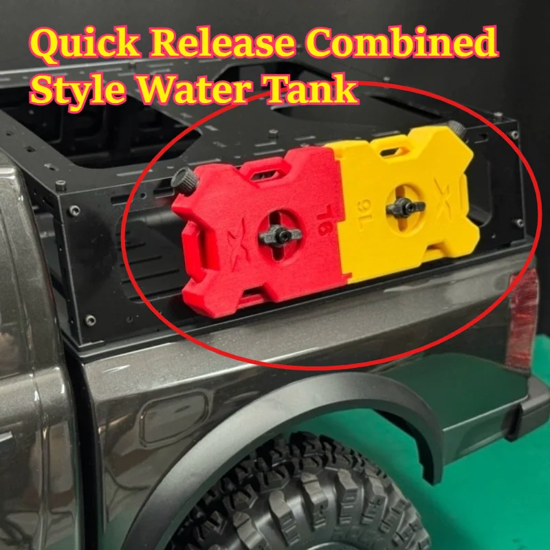 RC Crawler Simulation Quick Release Combined Style Water Tank 1/5 custom size For CROSSRC EMO XX2 Scale Model Decor Upgrade Part