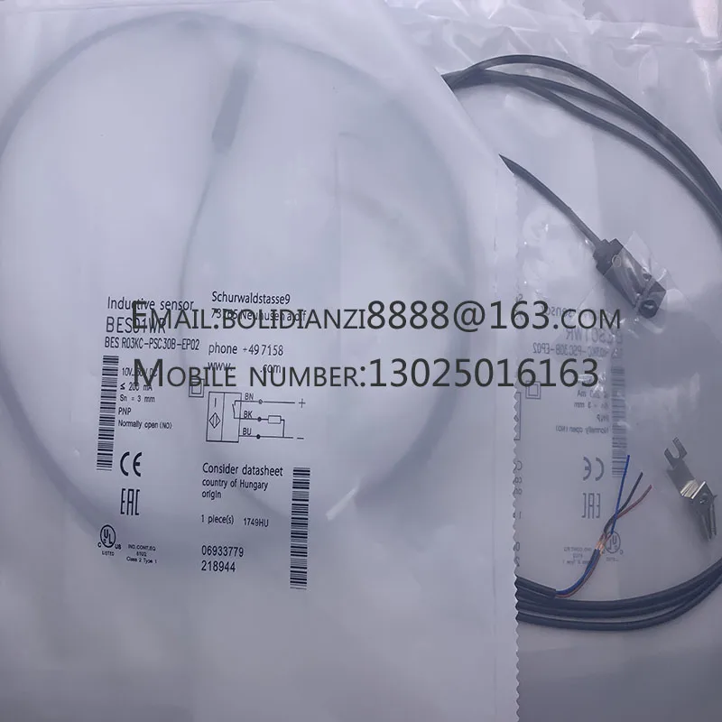Sensor de interruptor de proximidade original BES01WT BES R03KC-PSC30B-EP05