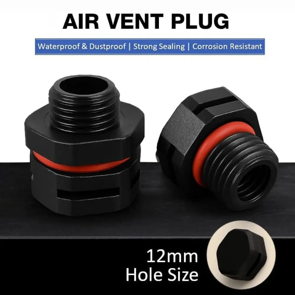 New IP68 Waterproof Vent Plug M12x1.5 Nylon Breather Valve Pressure Valve