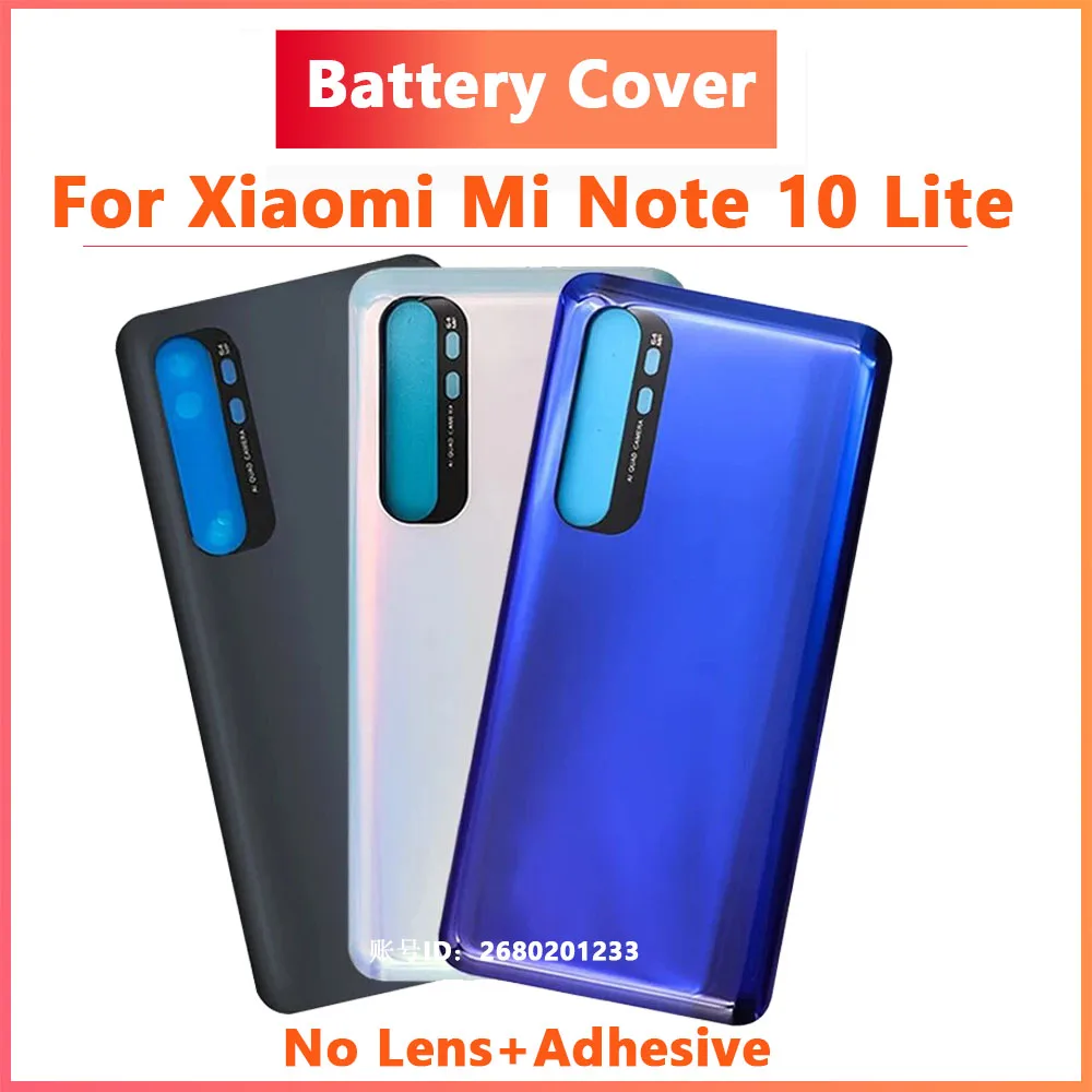 

Высококачественная задняя крышка для xiaomi Mi note 10 Lite, задняя крышка для Mi note 10 Lite, задняя крышка, задняя крышка с клейкой основой