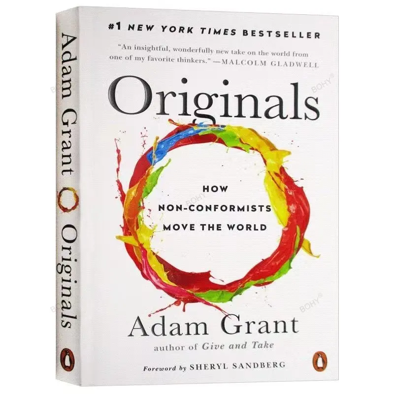 

Originals:How Non-Conformists Move The World By Adam Grant Novel Paperback In English New York Times Bestseller