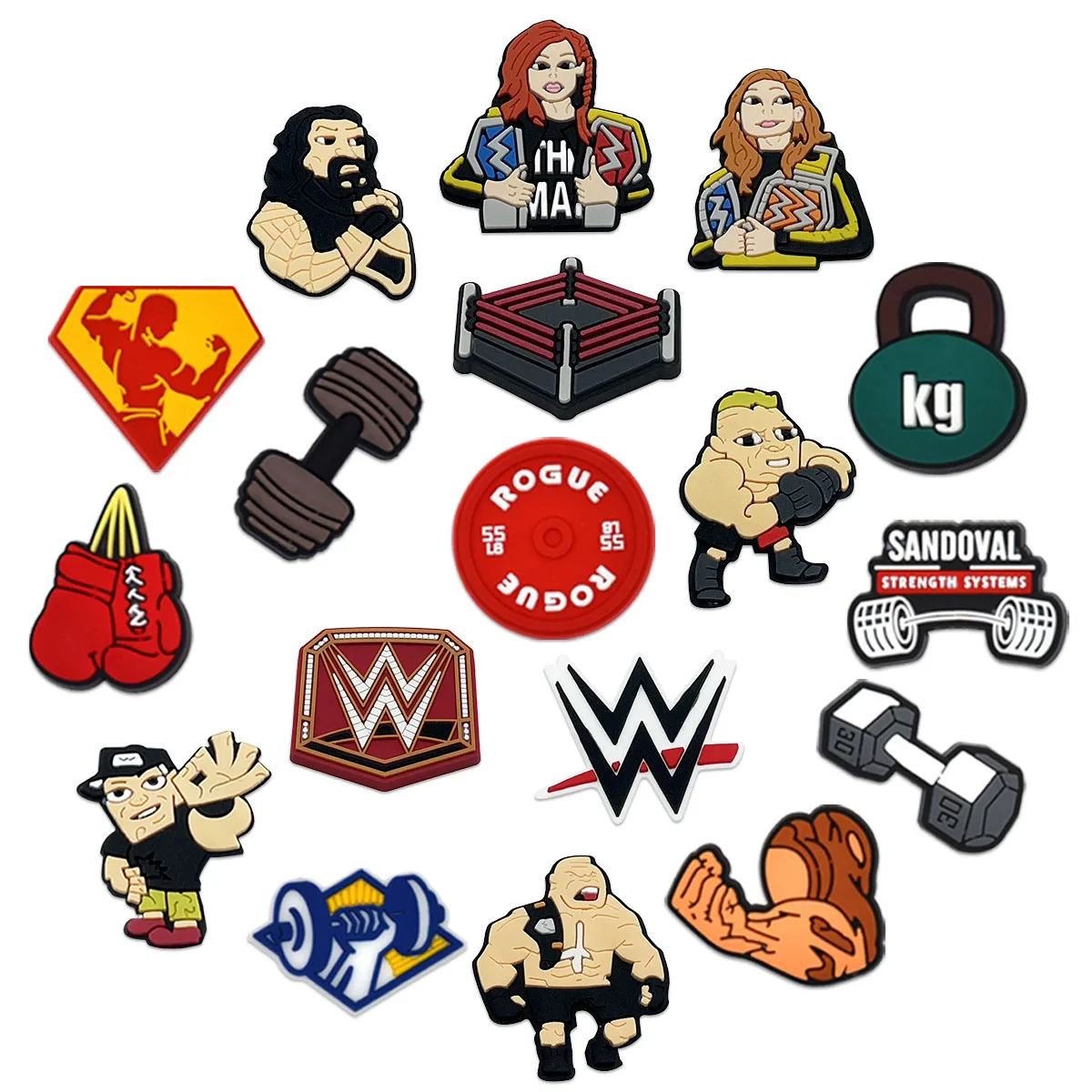 18Pcs Sports Shoe D…