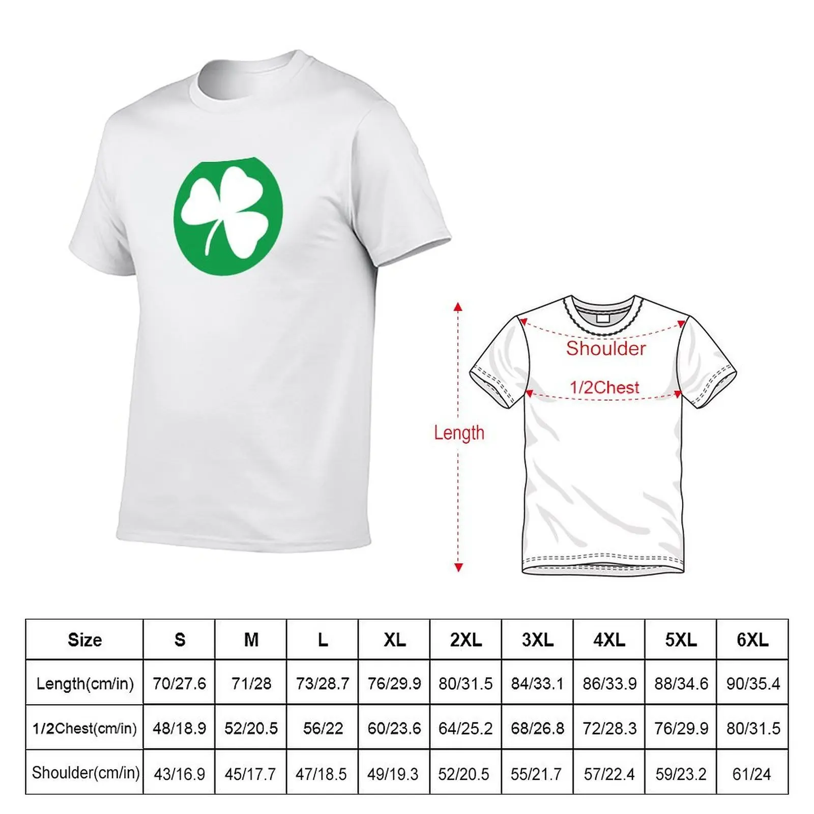 Shamrock - Boston T-Shirt t shirt custom print man t shirts high quality luxury brand T-Shirt