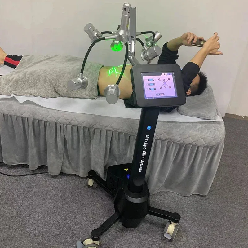 آلة التخسيس بالليزر 6D 532Nm جهاز إزالة الدهون LED غير الغازية لتحلل الدهون لفقدان الوزن وتشكيل الجسم