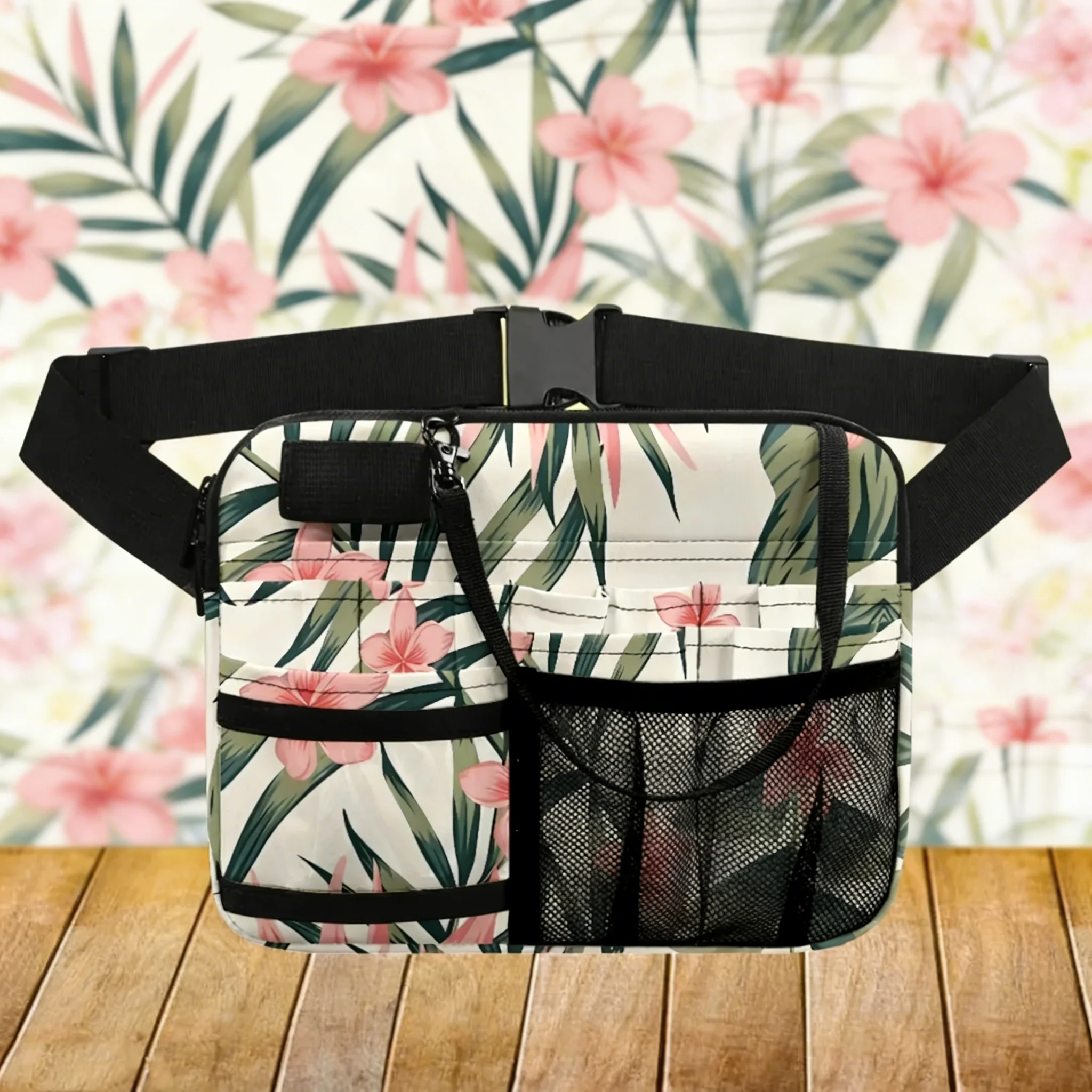 2026-new-cartoon-nurse-waist-pouch-large-capacity-belt-with-mesh-pockets-adjustable-fanny-pack-for-nurses