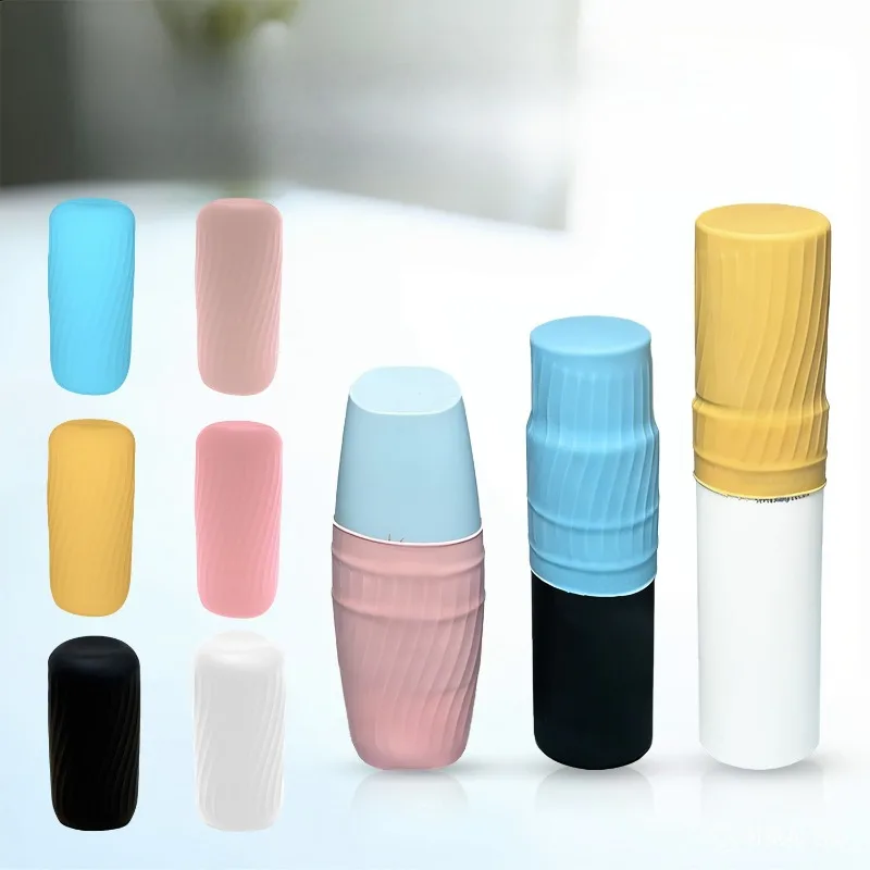 4pcs Elastic Silicone Bottle Protective Sleeve Leakproof Anti-spill Bottle Cover Travel Toiletry Organizer Luggage Accessories