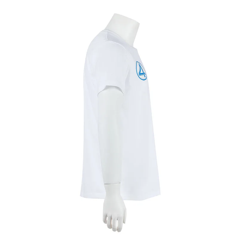 الشعلة تأثيري زي غير مرئي للرجال فانتازيا تي شيرت أبيض الصيف ملابس يومية غير رسمية حفلة الهالوين خارقة