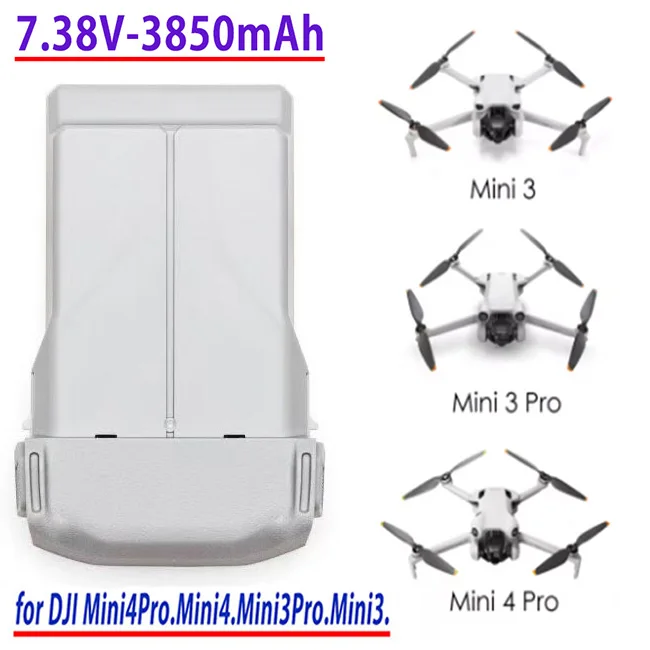 

100%Original 7.38V 3850mAh Battery For DJI Mini4Pro/Mini4/Mini3Pro/Mini3 Charging Hub Intelligent Flight Battery Accessories