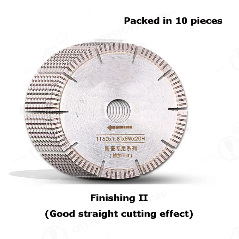 10PCS 116Dx1.8Tx8Wx20MM Diamond Saw Blade Marble Stone Ceramic Tile Cutter Saw Blade For Tile Cutting Machine