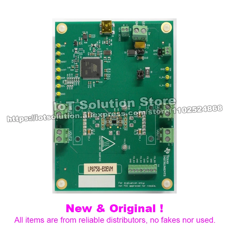 LP8758-E0EVM LP8758-E0 Four Output Step-Down DC-DC Regulator Evaluation Module