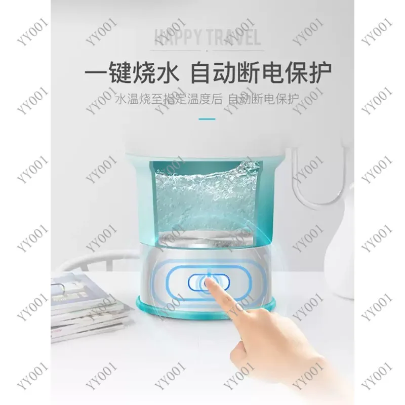 Foldable Electric Kettle Food Grade Silicone Portable Travel Water Boiler with Heat Preservation