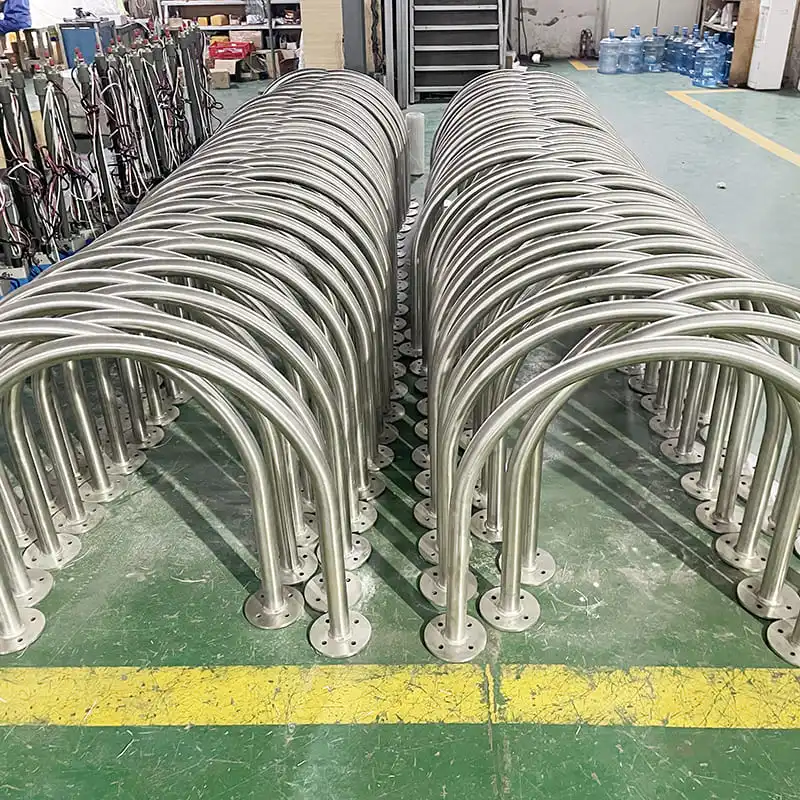 Factory Customized Outdoor Commercial Stainless Steel Bicycle Parking Rack Bike Cycle
