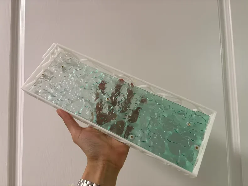 Holy60 キーボード中空ケースカスタムつや消し透明ケース 3D 印刷