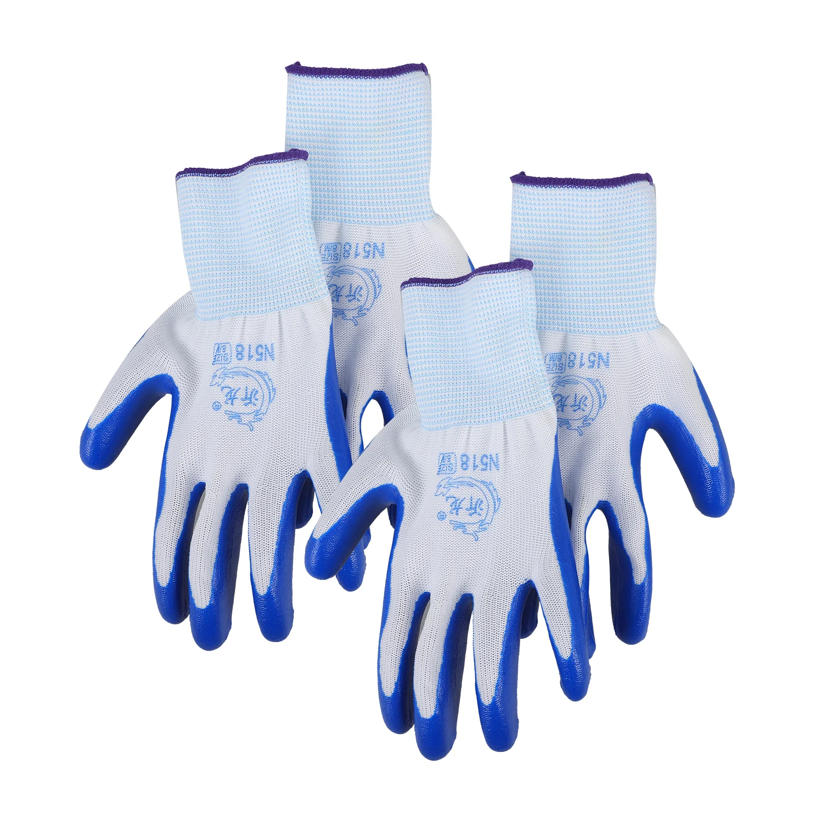 2 Pairs Anti Bite Gloves Hand Protection Thickening Protective Training Work Electronic Pet Supply Feeding Supplies Pvc Child