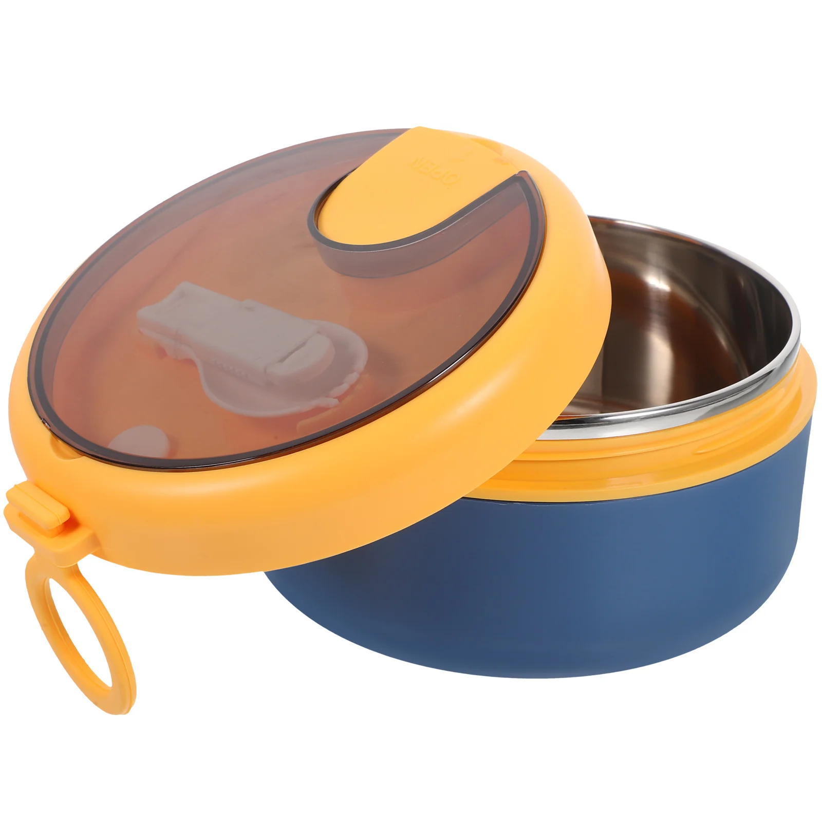 

Stainless Steel Ramen Bowl Large Capacity Portable Lunch Box Sealed Insulated Leak Proof Bento Container Spoon Included Outdoor