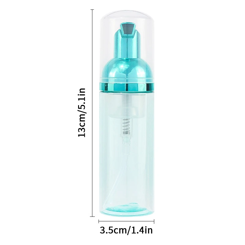Bouteille à pompe à mousse de 60ml, 1 pièce, bouteilles de shampoing pour cils, bouteille à pompe à mousse de voyage vide en plastique rechargeable, Mini distributeur de savon réutilisable