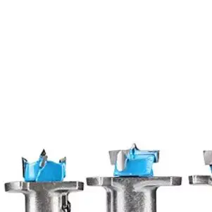 Metal Woodworking Tool Set Drill Bit Plywood Boring Tool Hinge Boring Drill Bit Anti-slip Operation Three-blade Positioning
