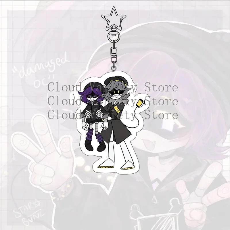 Murder Drones Acrylic Pendant Uzi N Game Figure Exquisite Keychain Bag Decorate Keyring Student Cartoon Collect Birthday Gift