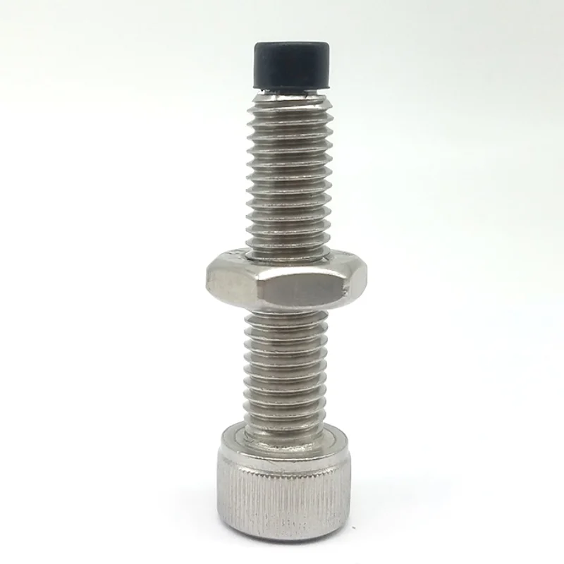 UUSCB Stopper Bolts - Hex Socket Head With Bumper  M4 M5 M6 M8 M10 Coarse Thread With Nut